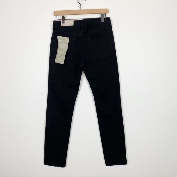 Everlane The Slim 4 Way Stretch Organic Jean Uniform Black - Picture 6 of 10